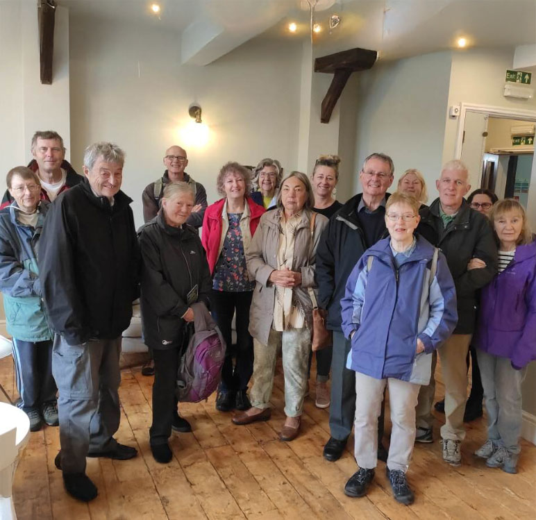 Group of local people